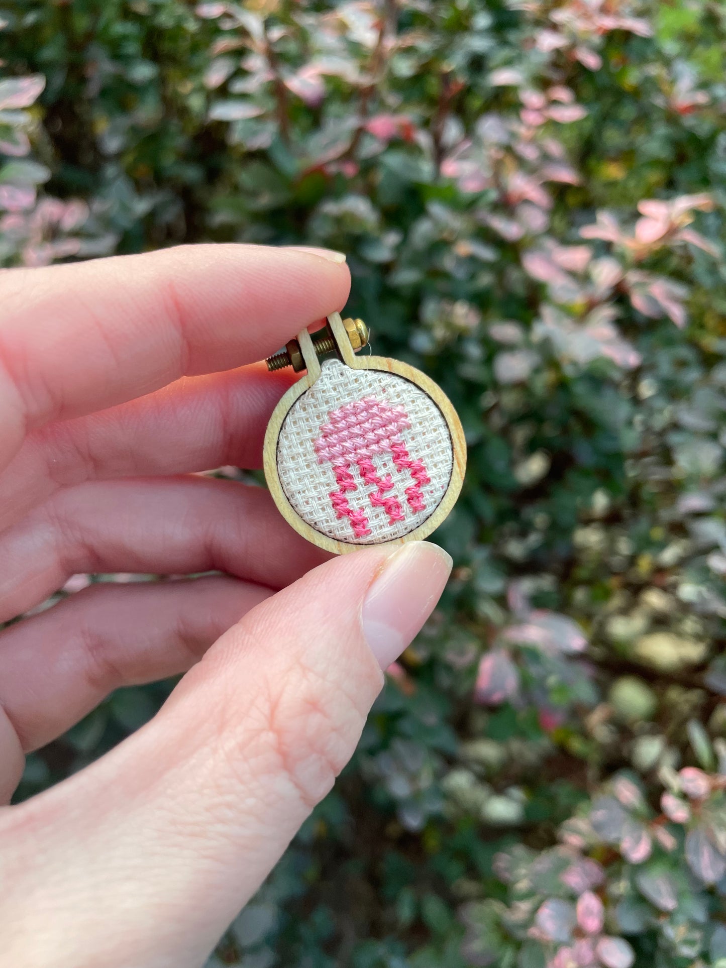 Jellyfish Cross Stitch Jewelry