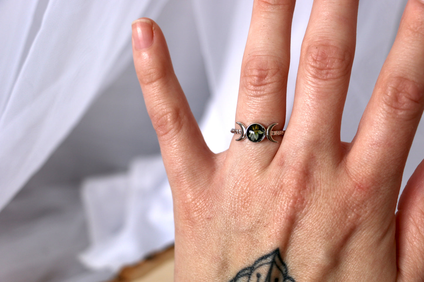 Triple Moon Goddess Ring PRE-ORDER