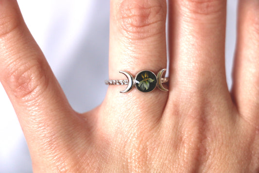 Triple Moon Goddess Ring PRE-ORDER