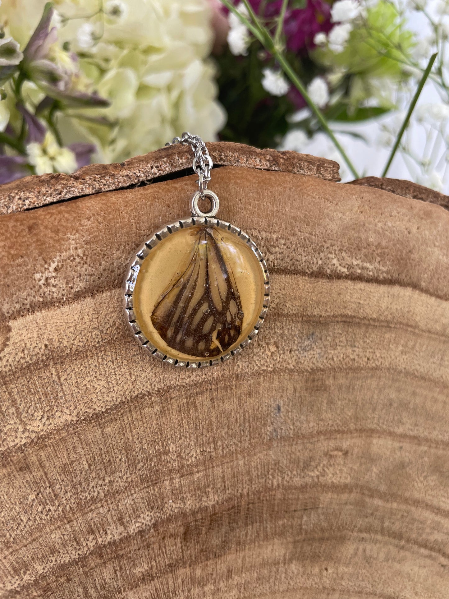 Pendant with Butterfly Wing