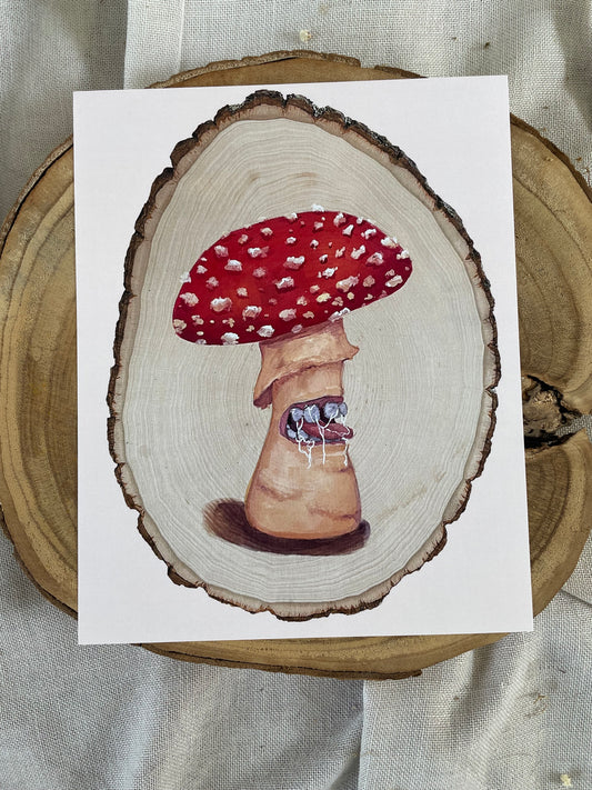 Art Print - Mushroom Monster