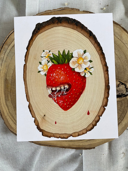 Art Print - Strawberry Monster